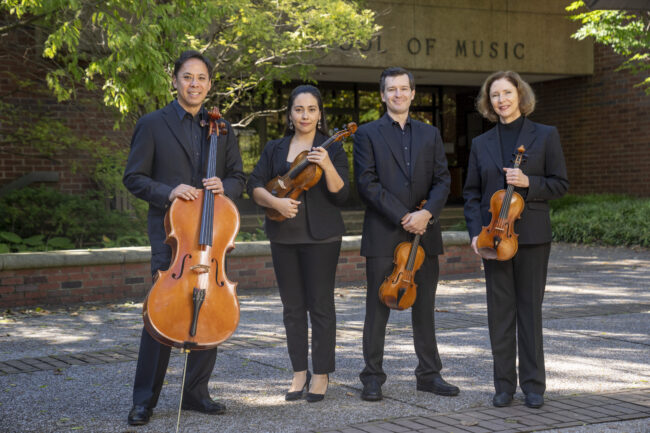 Blair String Quartet - Stephen Miahky and Cornelia Heard, violins; Christina McGann, viola; Felix Wang, cello