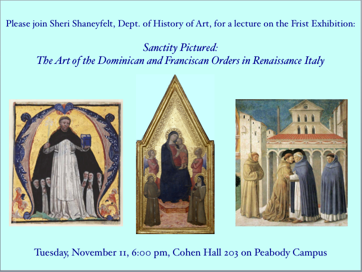 Sheri Shaneyfelt to Lecture on the Frist’s “Sanctity Pictured” Exhibit ...