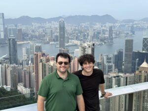 Cai and Bryan in Hong Kong