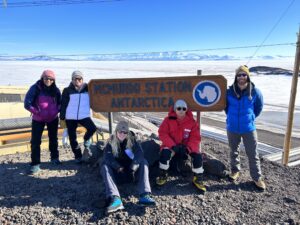 The 2022 field team at McMurdo Station.