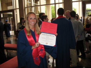 Megan graduates from SMU