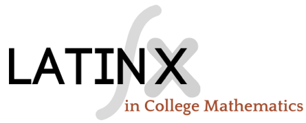 Latinx in College Math Logo FINAL