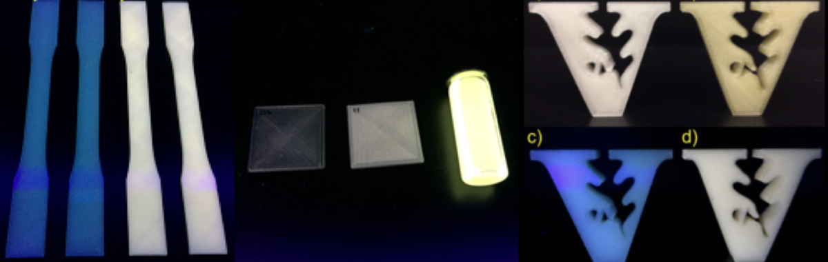 Ultrasmall white light emitting CdSe nanocrystals are used as fluorophores in quantum dot light emitting diodes.