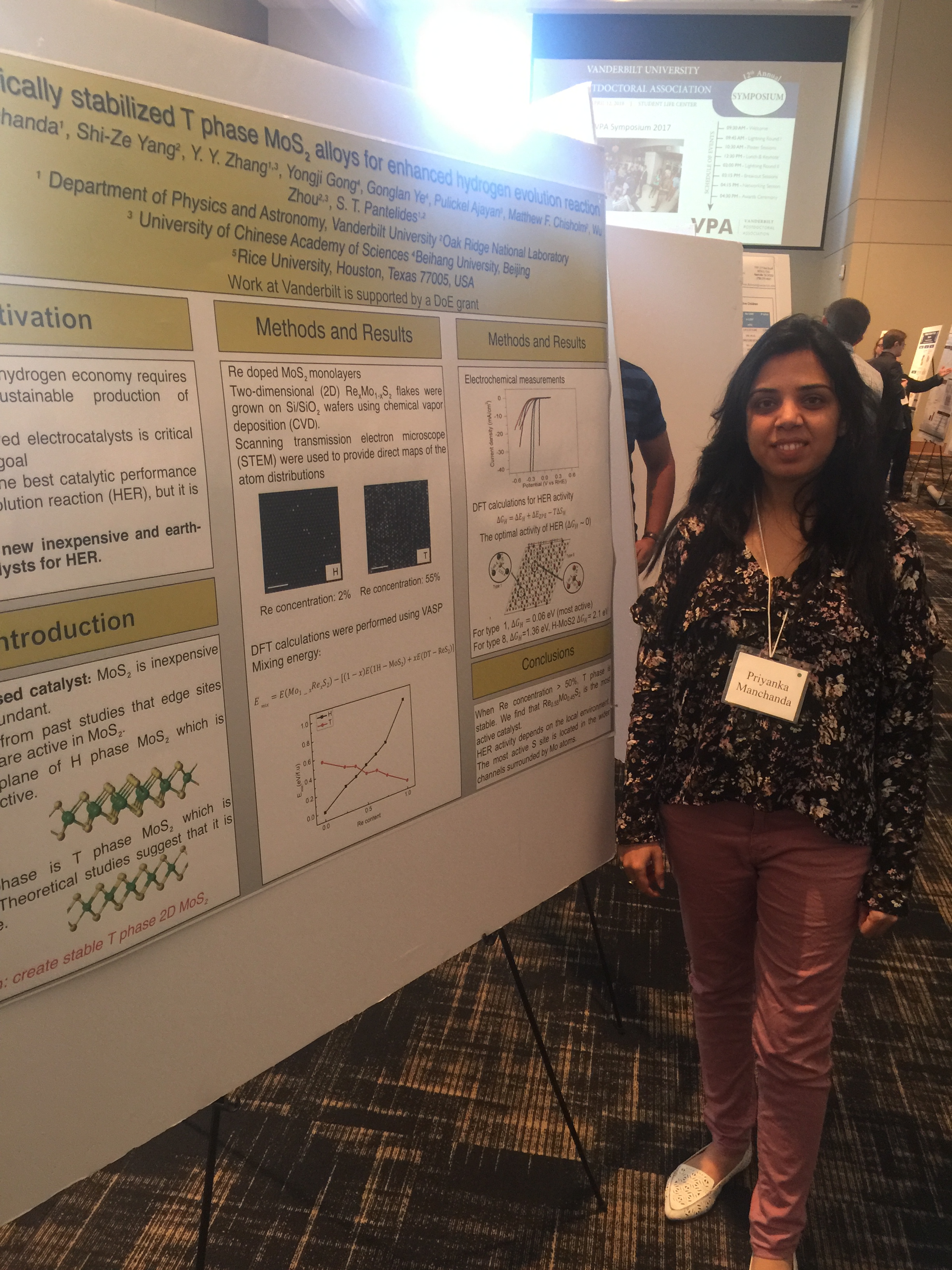 Vanderbilt Postdoctoral Association 2018 Symposium: Dr. Priyanka Manchanda presents her poster.