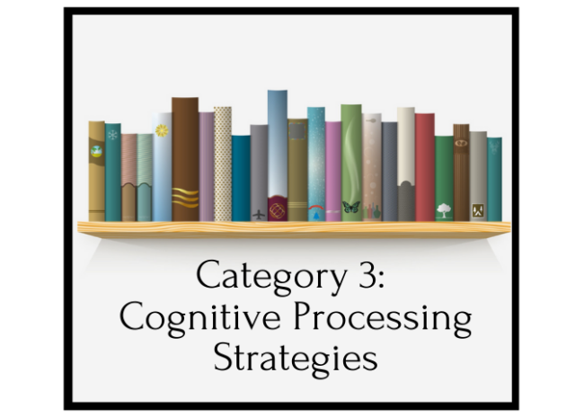 Intervention Category Number One - Cognitive Processing Strategies 