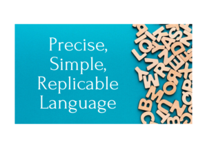 Precise, Simple and replicable Language Title Image