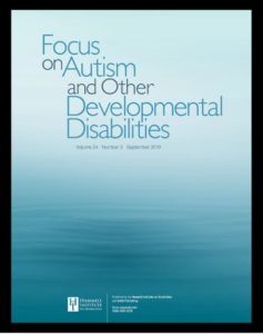 Click to access subscription page for the Focus on Autism and Other Developmental Disabilities research journal 