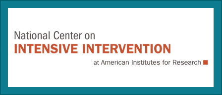 Click on the image to visit this website;s page for information on the National Institute for Intensive Intervention 