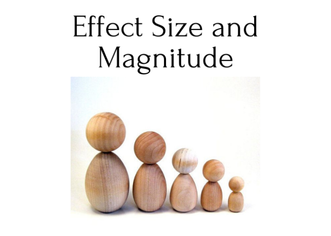Effect Size and Magnitude Title Image