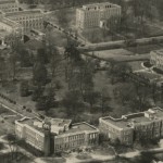 Aerial photo of Magnolia Lawn, about 1930.  Enlargement of the image PC.CAS.AERP.013 courtesy Vanderbilt University Special Collections and University Archives