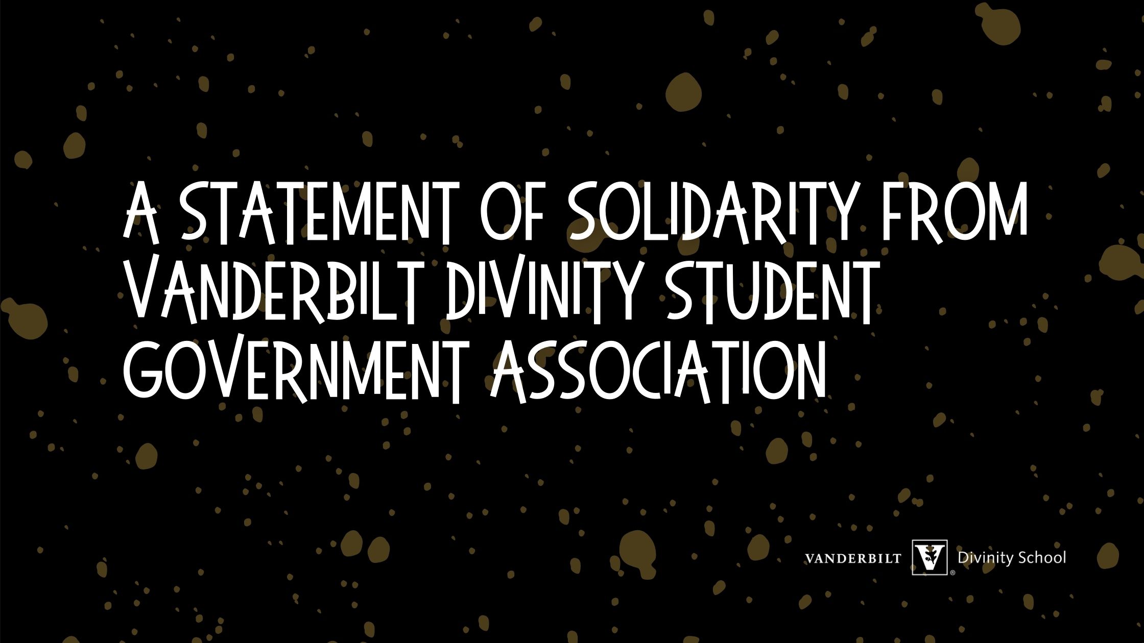 VDS Student Government solidarity statement